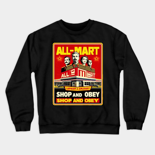 Shop and Obey Crewneck Sweatshirt by Jason's Finery